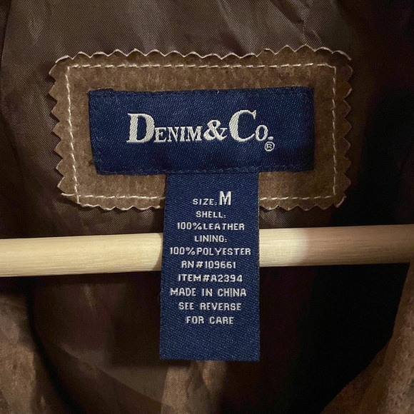 Vintage Brown Suede Leather Jacket - Picture 3 of 7